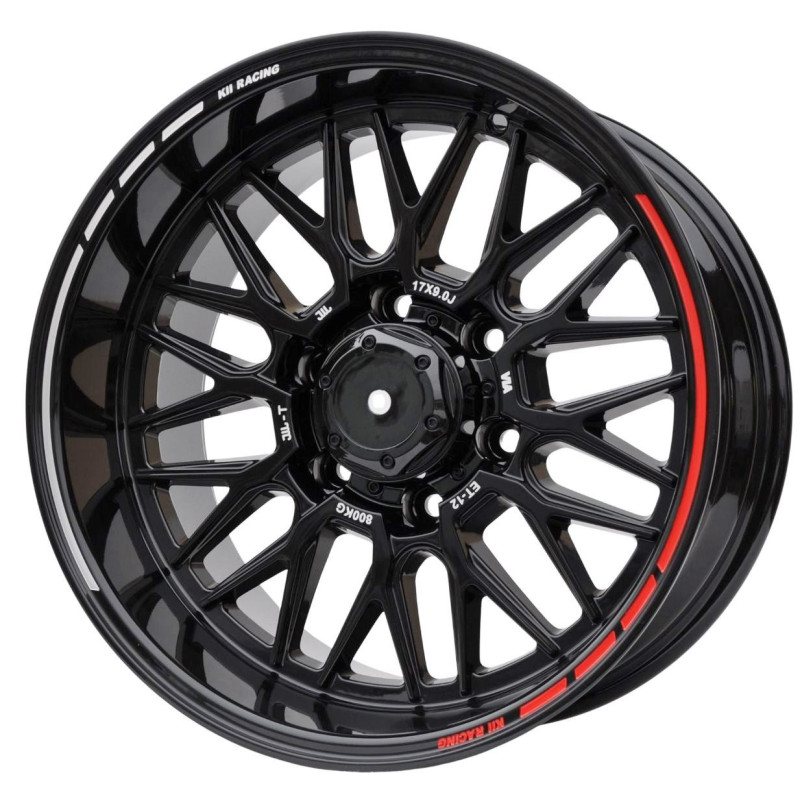 1888 Rød kant Fælge 17 6x139,7 TOYOTA LAND CRUISER HILUX FJ OFFROAD