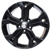 1110 B sort Fælge 17 5x114,3 DACIA DUSTER RENAULT KADJAR