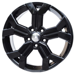 1110 B sort Fælge 16 5x114,3 DACIA DUSTER RENAULT KADJAR