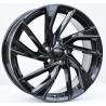 5772 BL Fælge 16 5x100 VW GOLF IV 4 BORA POLO T-CROSS SKODA FABIA