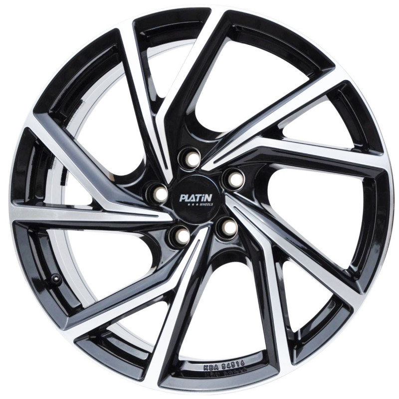 RP23 MB Tyske Fælge PLATIN 19 5x112 KBA54516 AUDI A3 8P 8V TT VW GOLF