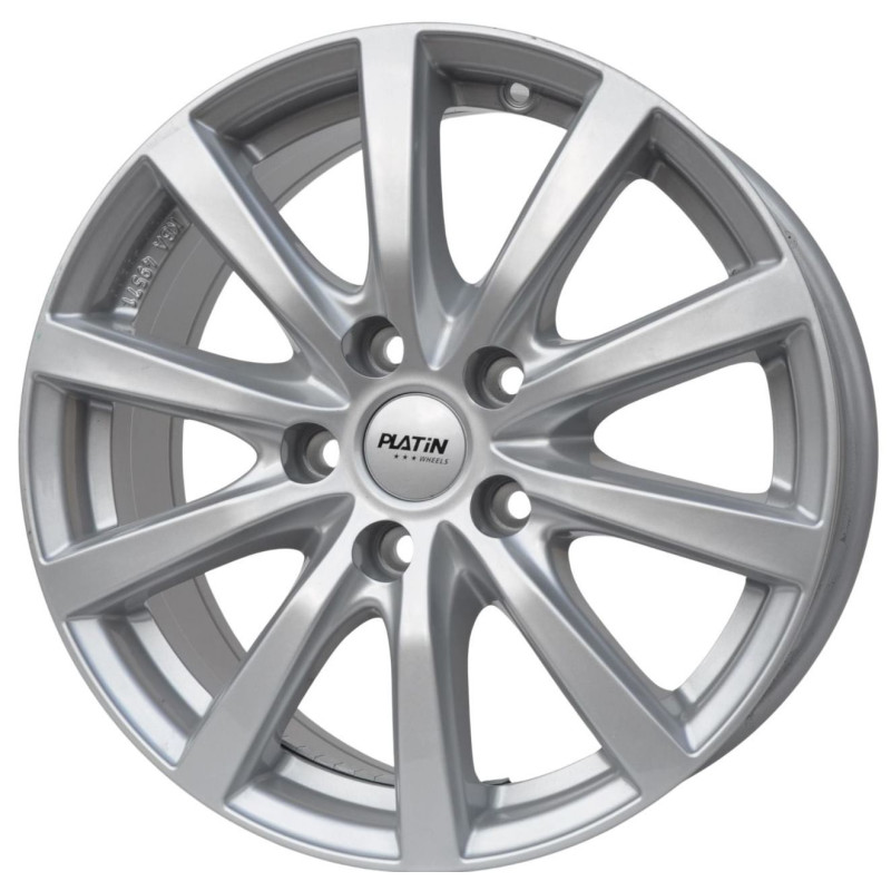 RP-K5 17 5x112 PLATIN Tyske Fælge KBA49570 AUDI A3 8P 8V VW GOLF 5 6