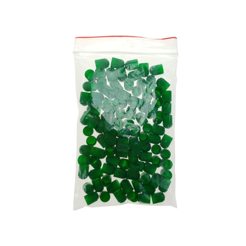 Plastikpropper til ventiler (grønne) – 100 stk. – Stix