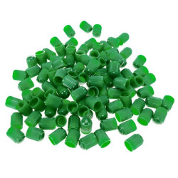 Plastikpropper til ventiler (grønne) – 100 stk. – Stix