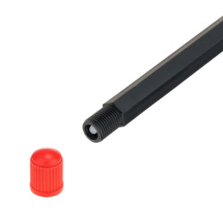 Forlænger til ventiler – til oppumpning af dæk (plast, sort, 150 mm) – Stix