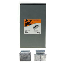 Vægte til montering på SPS ALU PB/A-alufælge (15 g, bly) – 100 stk. – Stix