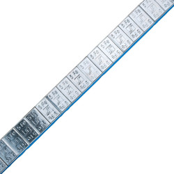 Vægte til limning på alufælge på rulle – Edgy Slim (1000 x 5 g / galvaniseret / bredt bånd) – Stix