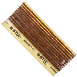 Butylbånd til dækreparation, tynde 4 mm (8" / 200 mm, brune) 10 stk. - Stix