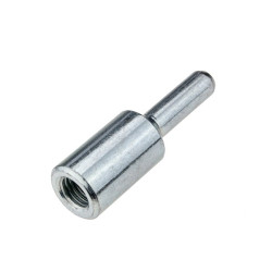 Adapter til limfjerningsskive (spindel 6 mm / gevind 8 mm / sølvfarvet) - Stix