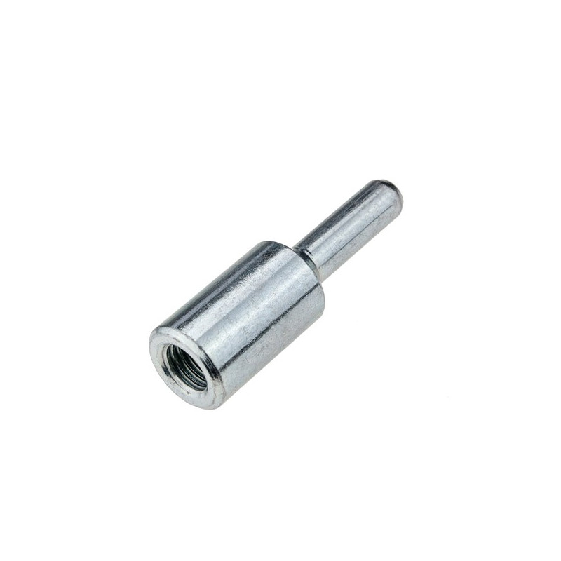 Adapter til limfjerningsskive (spindel 6 mm / gevind 8 mm / sølvfarvet) - Stix