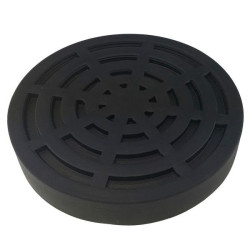 P16 Gummiunderlag, påsætningsdel til søjlehejs 140x130x25 mm – Stix