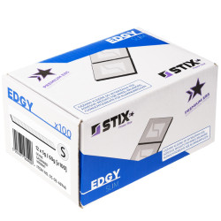 Limbare vægte til Edgy Slim-alufælge – 60 g (12 x 5 g / galvaniseret / bred tape) – 100 stk. – Stix