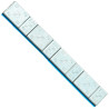 Limbare vægte til Edgy Slim-alufælge – 60 g (5 g + 10 g / galvaniseret / bred tape) – 50 stk. – Stix