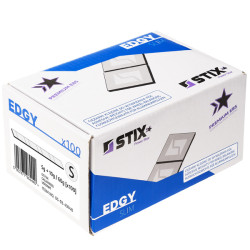 Limbare vægte til Edgy Slim-alufælge – 60 g (5 g + 10 g / galvaniseret / bred tape) – 100 stk. – Stix