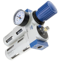 Luftbehandlingsenhed RECTUS OU-1/2-MIDI (vandudskiller med trykreduktionsventil / oliesmører) – RQS 1/2"