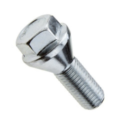 Fælg-/hjulskrue M12x1,25 konisk / K17 – 24 mm – kort hoved