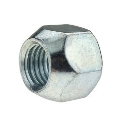 Hjulmøtrikker til stålfælge M12x1,25, galvaniseret, åbne uden flange, nøgle 19 – Carbonado