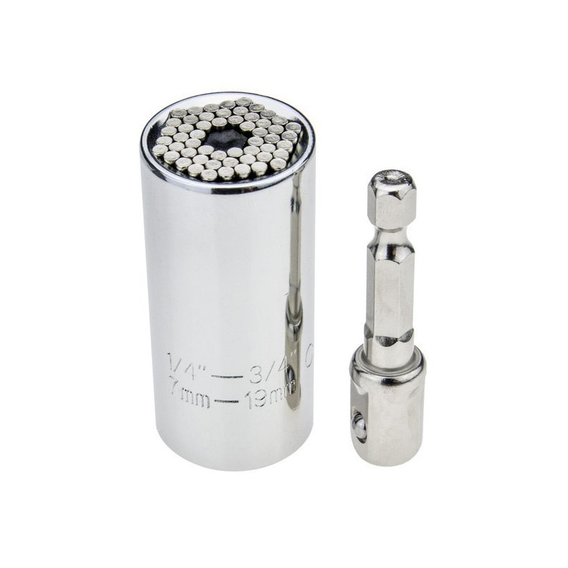 CR-V universalhoved 7–19 mm + 1/4-adapter – Stix