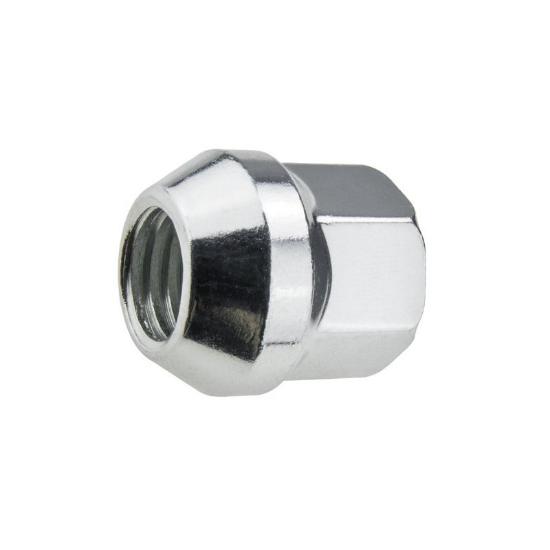 Hjulbolte til alufælge M14x2,0, galvaniseret, åbne med flange, nøgle 19, IS - Carbonado