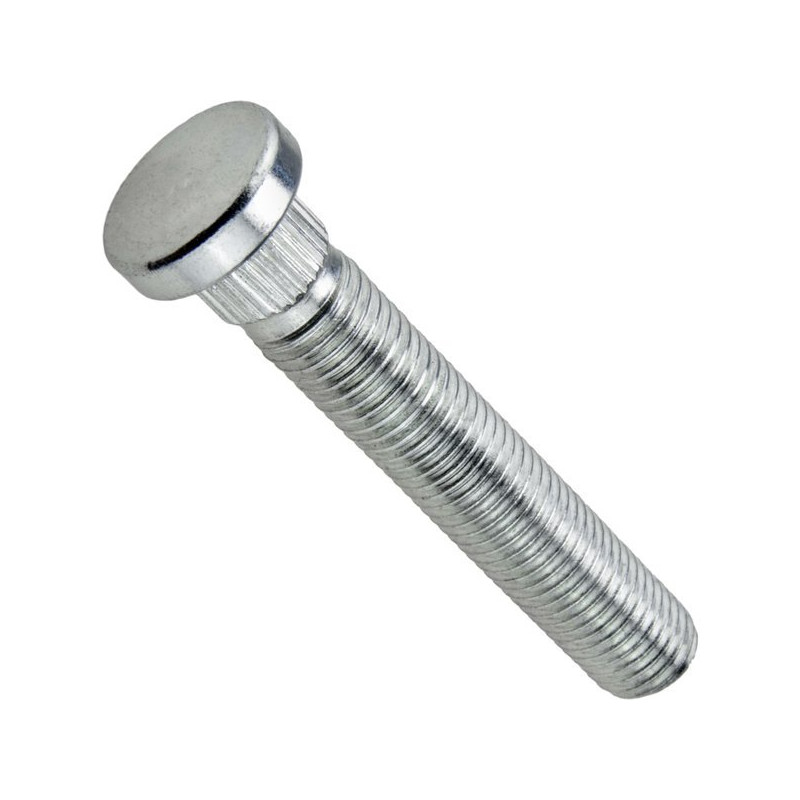 Rillet hjulnavbolt M12x1,5 / diameter 12,4 mm / 60 mm