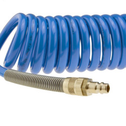 Spiralslange til trykluft 12/8 mm (5 m) - RQS