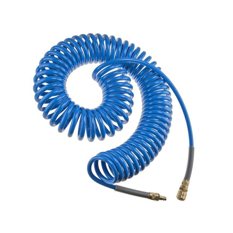 Spiralslange til trykluft 12/8 mm (15 m) - RQS