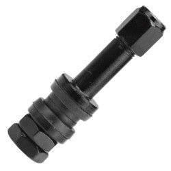 Fælgventil, sort, X2 Series Black Edition (skruetype, aluminium TR48E) – 4 stk. – Carbonado