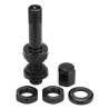 Fælgventil, sort, X2 Series Black Edition (skruetype, aluminium TR48E) – 4 stk. – Carbonado