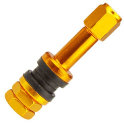 Fælgventil, guldfarvet, X2 Series Gold Edition (skruetype, aluminium TR48E) – 4 stk. – Carbonado
