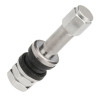 Fælgventil, sølvfarvet, X2 Series Silver Edition (skruetype, metal, TR48E) – 4 stk. – Carbonado