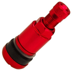 Fælgventiler, røde, X1 Series Red Edition (skruetyper, aluminium MS525) – 4 stk. – Carbonado