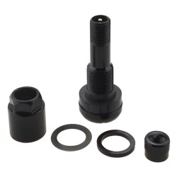 Fælgventil, sort, X1 Series Black Edition (skruetype, aluminium MS525) – 4 stk. – Carbonado