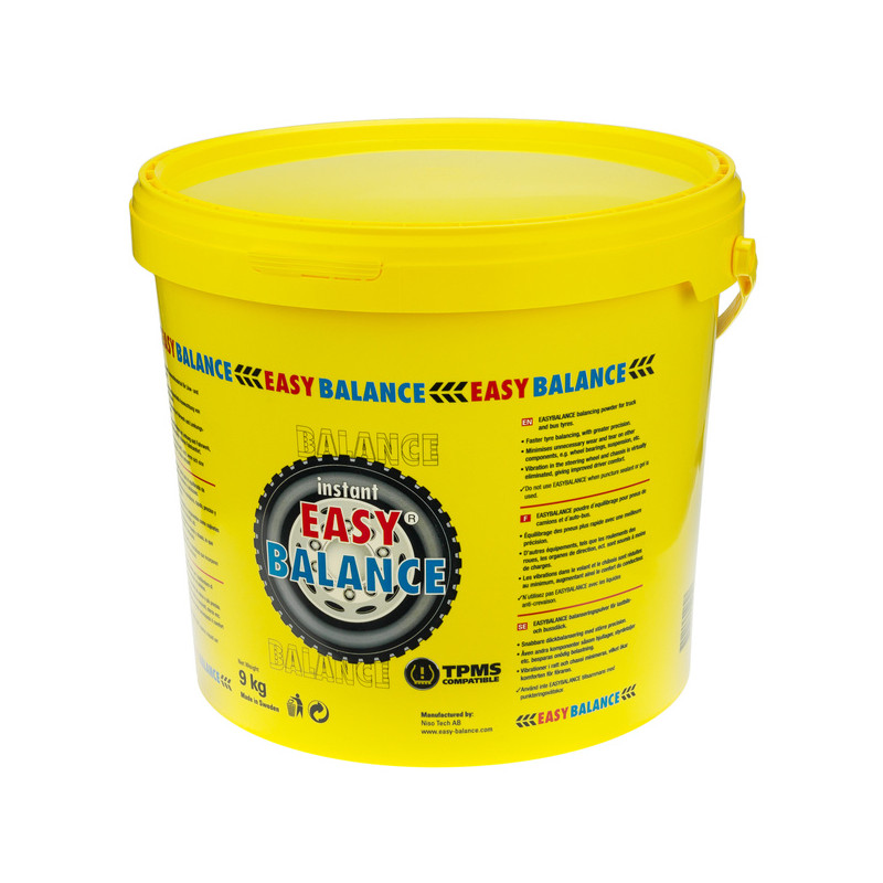 Easy Balance-hjulafbalanceringspulver (9 kg, spand) – Safety Seal