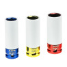 1/2" lange slagskruenøgler til alufælge, sæt med 3 stk. i kuffert (17, 19, 21) STT CR-MO SERIES 1 - Stix Tool