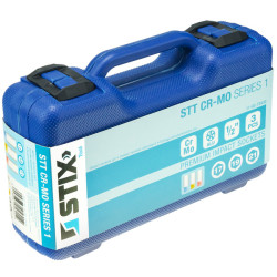 1/2" lange slagskruenøgler til alufælge, sæt med 3 stk. i kuffert (17, 19, 21) STT CR-MO SERIES 1 - Stix Tool