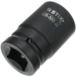 1" lange slagskruemundstykker, sæt med 8 stk. i kuffert (24, 27, 30, 32, 33, 34, 36, 38) STT CR-MO SERIES 5 - Stix Tool