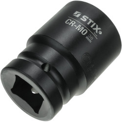 1" lange slagskruemundstykker, sæt med 8 stk. i kuffert (24, 27, 30, 32, 33, 34, 36, 38) STT CR-MO SERIES 5 - Stix Tool
