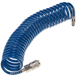 SP-PE 8/5 mm (5 m) spiralformet trykluftslange, polyethylen – STIX