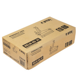 Hydraulisk løftebuk / løftefod, højde 130–480 mm, HELN-05 3T – Stix