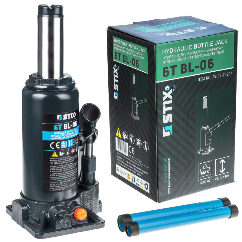 Hydraulisk søjlehejs (flaskehejs) 6T BL-06 - Stix
