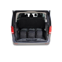 MERCEDES-BENZ V EXTRA LONG 2014+ CAR BAGS SET 7 PCS