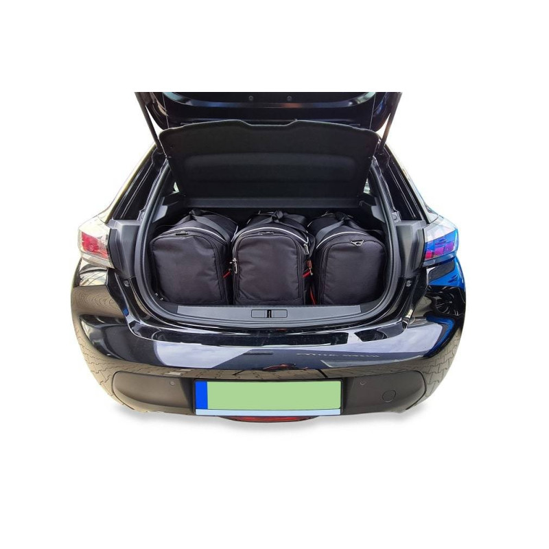 PEUGEOT e-208 2019+ CAR BAGS SET 3 PCS