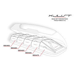 KJUST BAGS SET 5 PCS FOR ROOF BOX THULE FORCE 3 XL