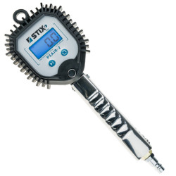 Dækpumpe med elektronisk manometer PSAIR-2, 1,5 m – 0–18 bar, Stix
