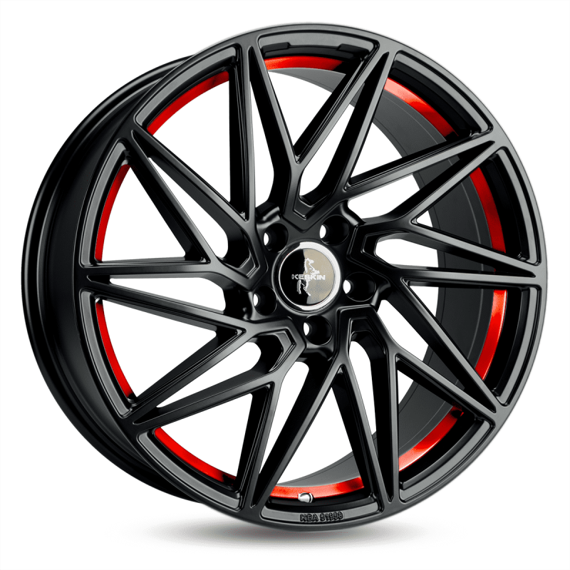 Fælge KESKIN WHEELS KT20 19 5x114.3 MATT BLACK RED INSIDE