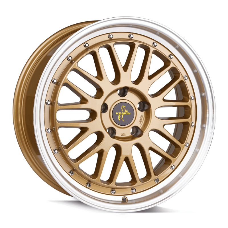 Fælge KESKIN WHEELS KT22 19 5x114.3 GOLD LIP POLISH