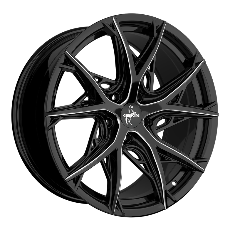 Fælge KESKIN WHEELS KT24C 19 5x112 BLACK SECRET DIAMOND