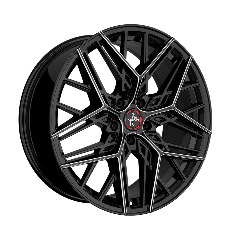 Fælge KESKIN WHEELS KT25 20 5x108 BLACK SECRET DIAMOND