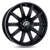 Fælge KESKIN WHEELS KT16 18 5x112 MATT BLACK LIP POLISH