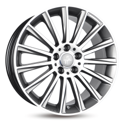 Fælge KESKIN WHEELS KT18 17 5x112 PALLADIUM FRONT POLISH